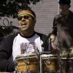 Percussionist Yahuba Jose Garcia-Torres plays with people who require top notch talent