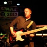 Guitarist Pete Zeigler tweaks the sound for The Rationales