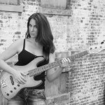 Bass player Alison Keslow loves her Sadowsky bass and EBS octave pedal
