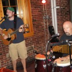 Paul Costely & Nate Comp acoustic jam & open mic turn Tuesday nights at Manchester's Wild Rover into fun musical experience