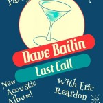 Dave Bailin plays CD Release Party this Sunday, Jan 10 at Pig's Eye